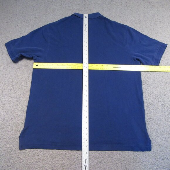 Jos A Bank Men’s Traveler Polo Shirt Medium Navy Blue Performance Golfer Casual - Picture 9 of 9